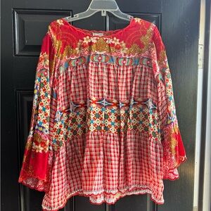 Johnny Was Dyson boho top large